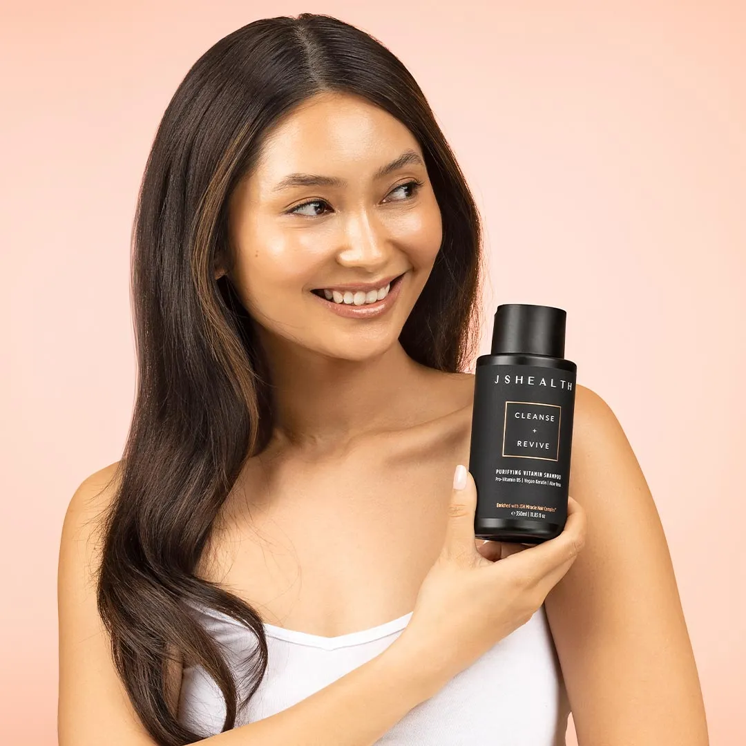 Purifying Vitamin Shampoo - Cleanse   Revive - SIX MONTH SUPPLY