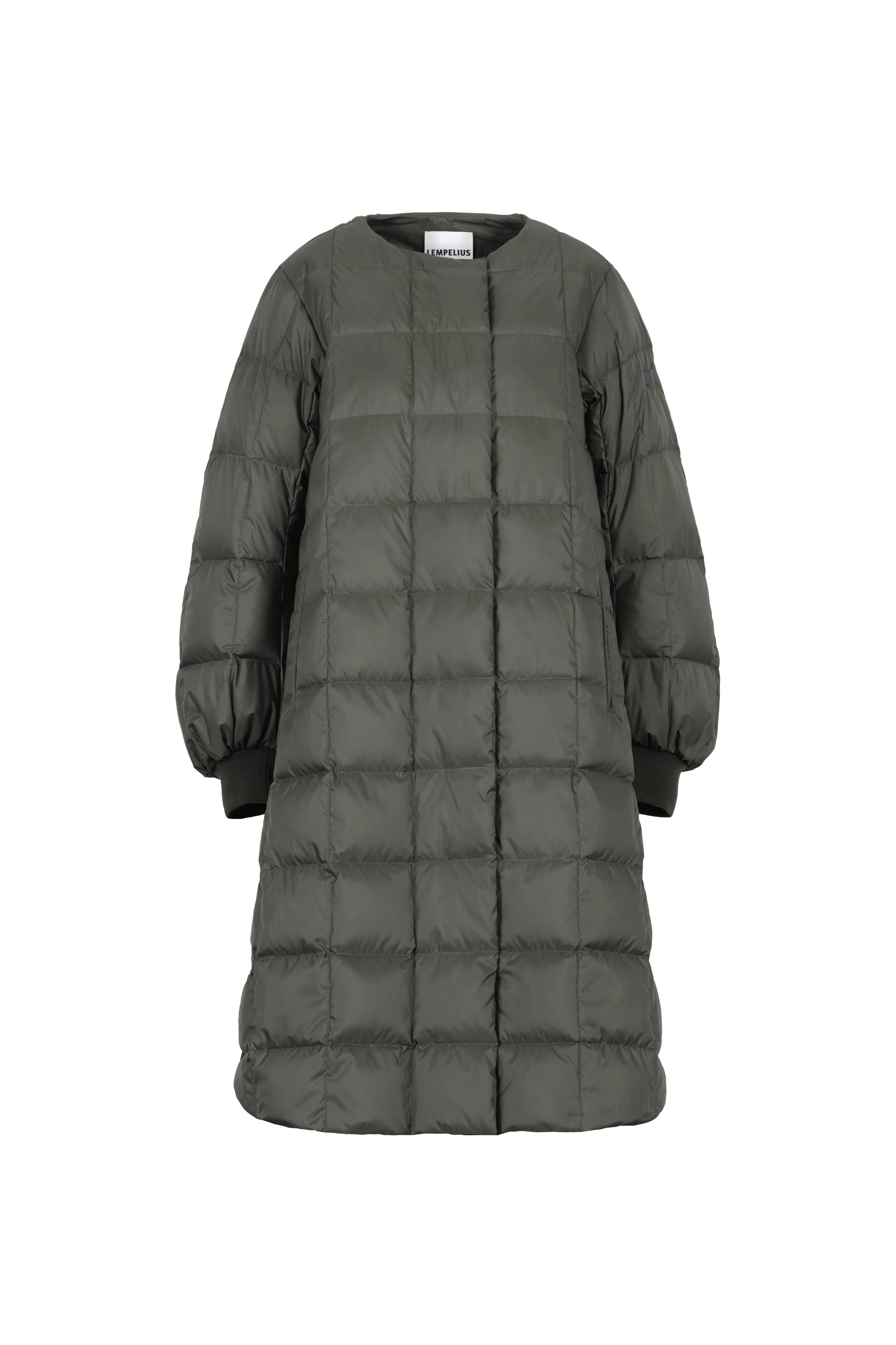 QUILTED COAT LUA WITH SCARF