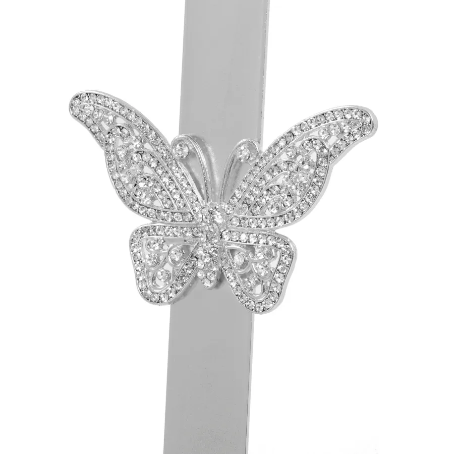 "Butterfly" Forever Flowerz Silver Door Hook