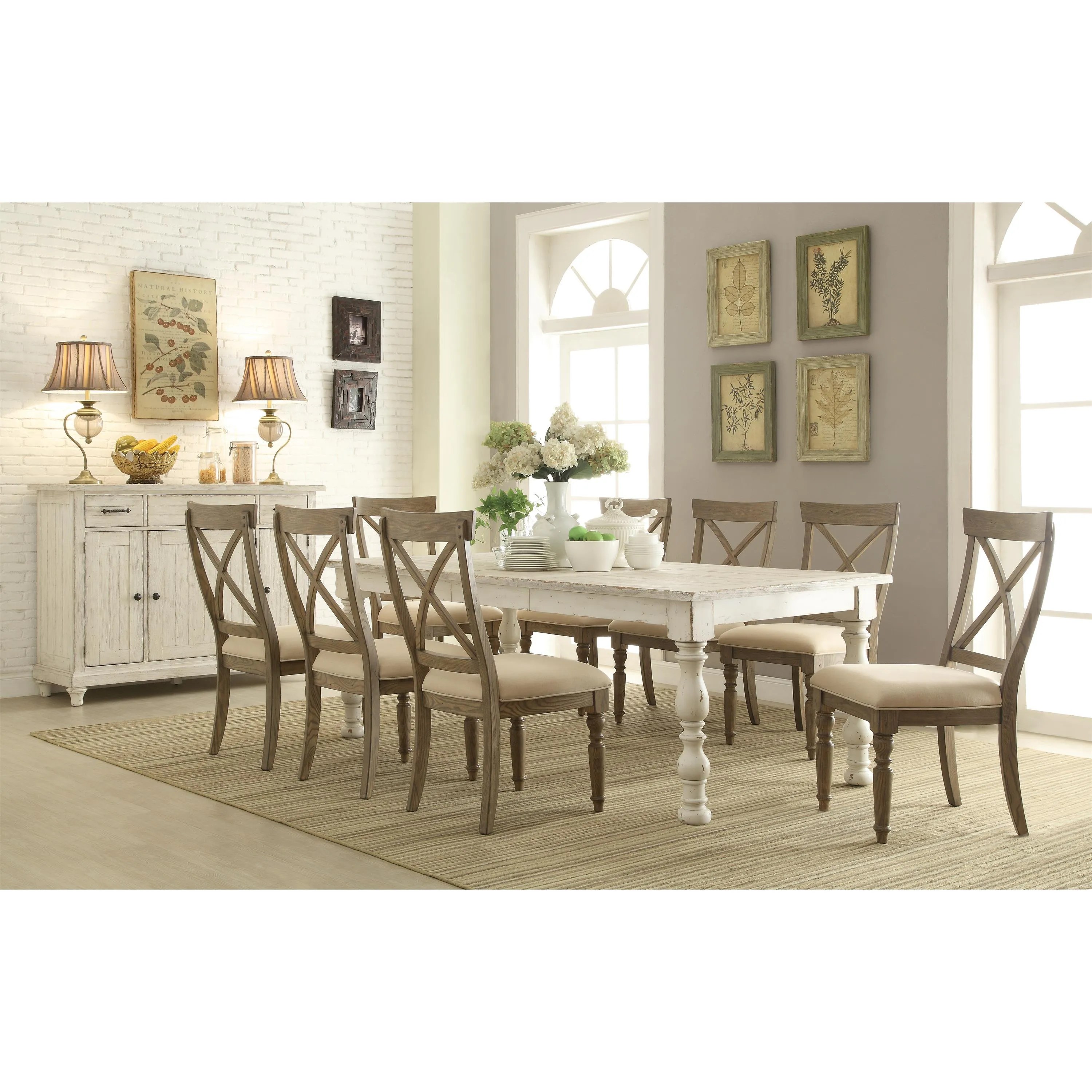 Sarasota Rectangular Dining Table Extendable (66-84")