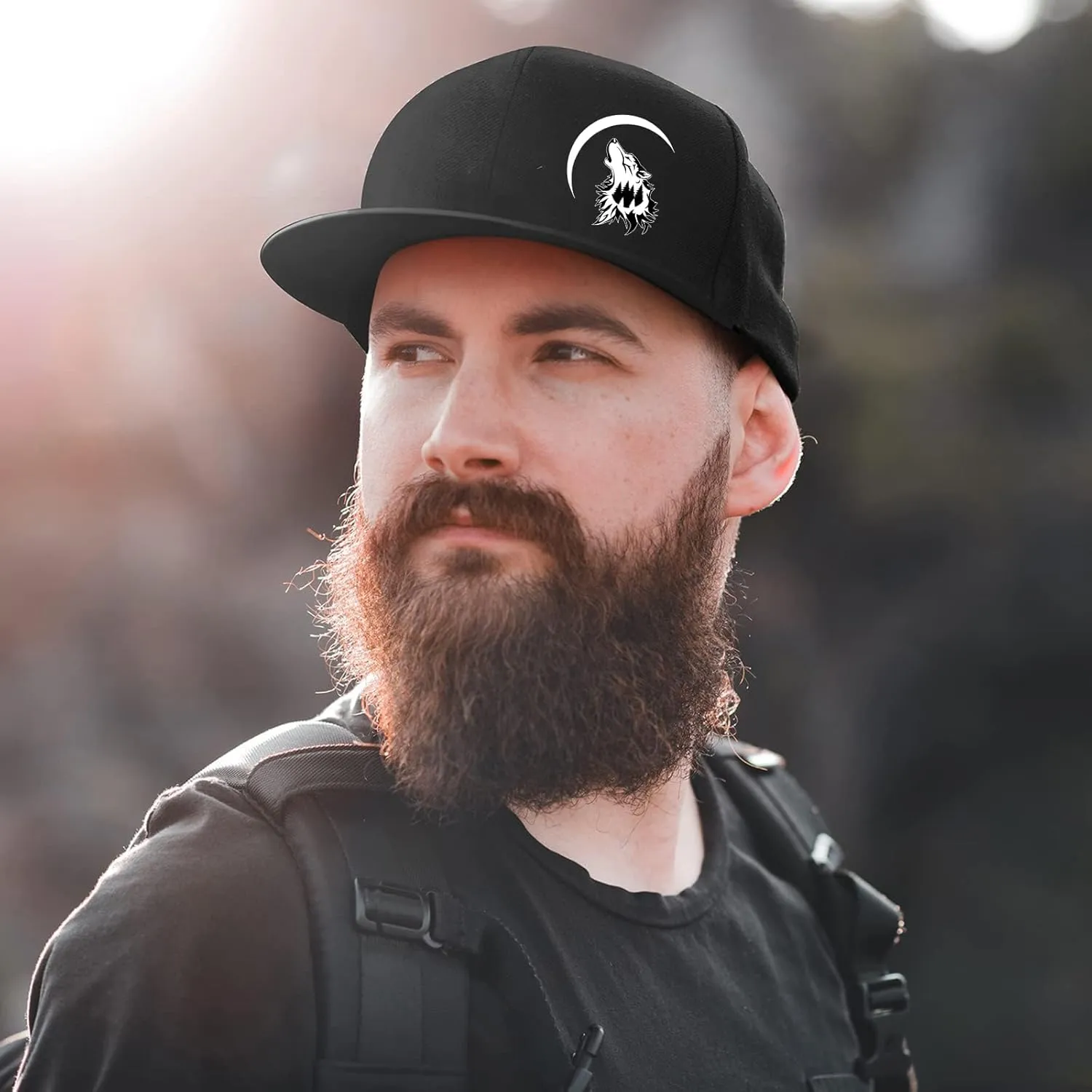 Snapback Flat Bill Fitted Hats for Men - Skateboard Accessories