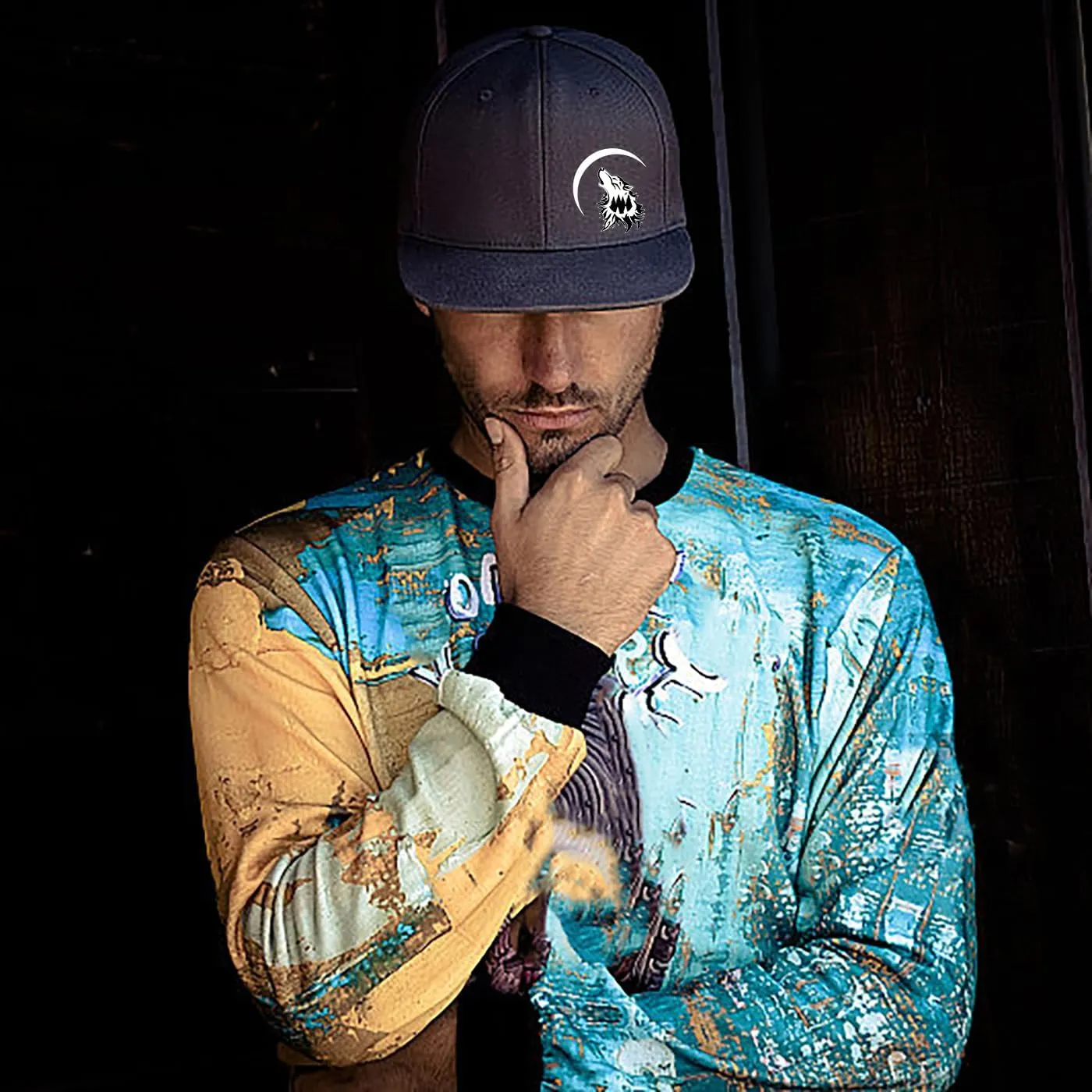 Snapback Flat Bill Fitted Hats for Men - Skateboard Accessories