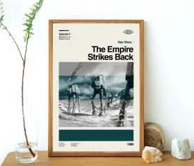 Starwars Episode V The Empire Strikes Back Minimalist Movie Poster