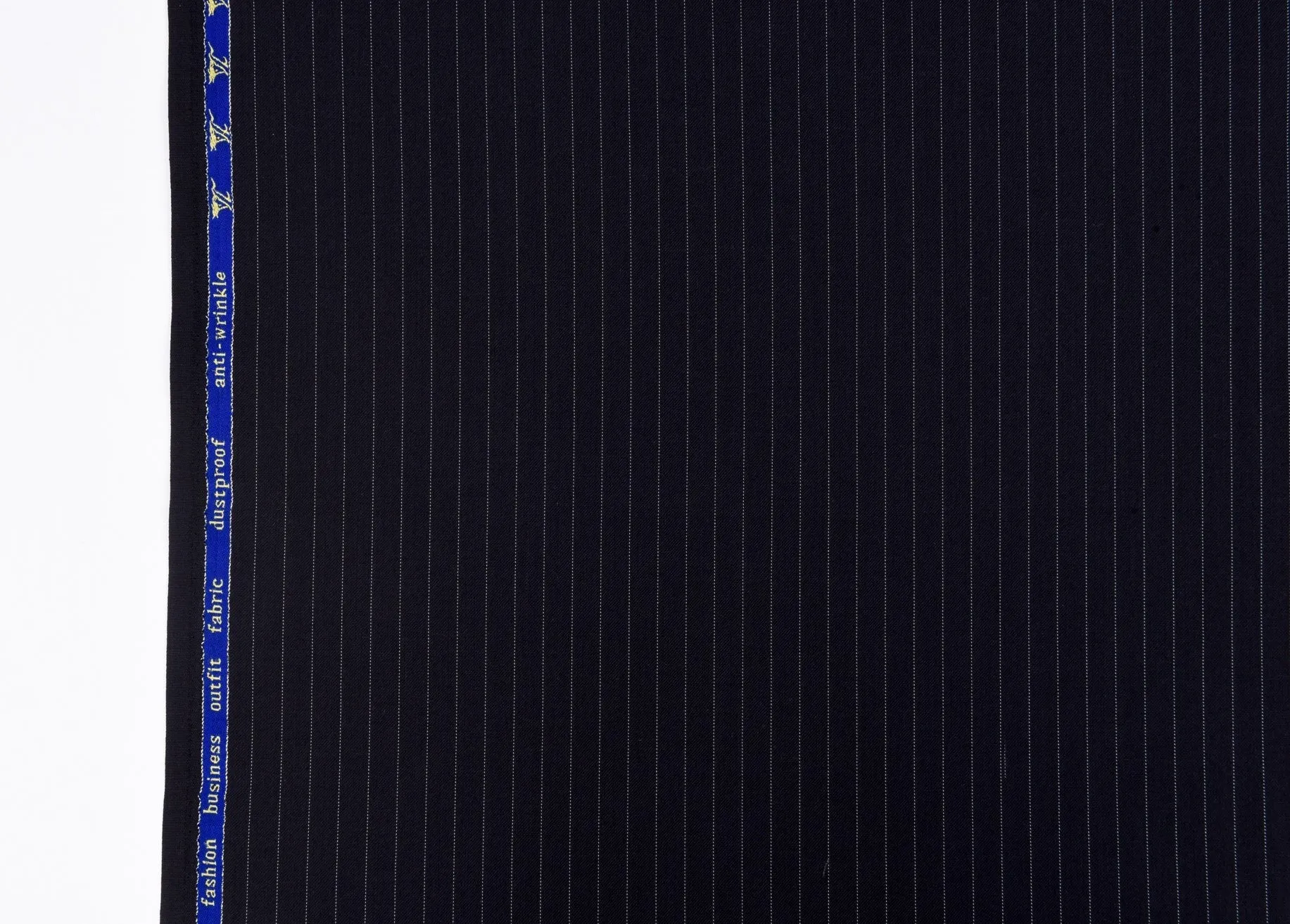 Striped Wool Blend Suiting Fabric -  6428