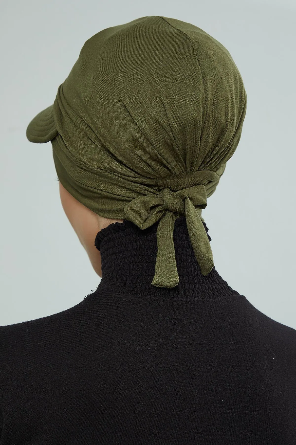 Stylish Visor Cap Instant Turban Hijab for Women, Trendy Visor Cap for Hair Loss Patients, Chemo Visor Cap, Visor Full Head Covering,B-66