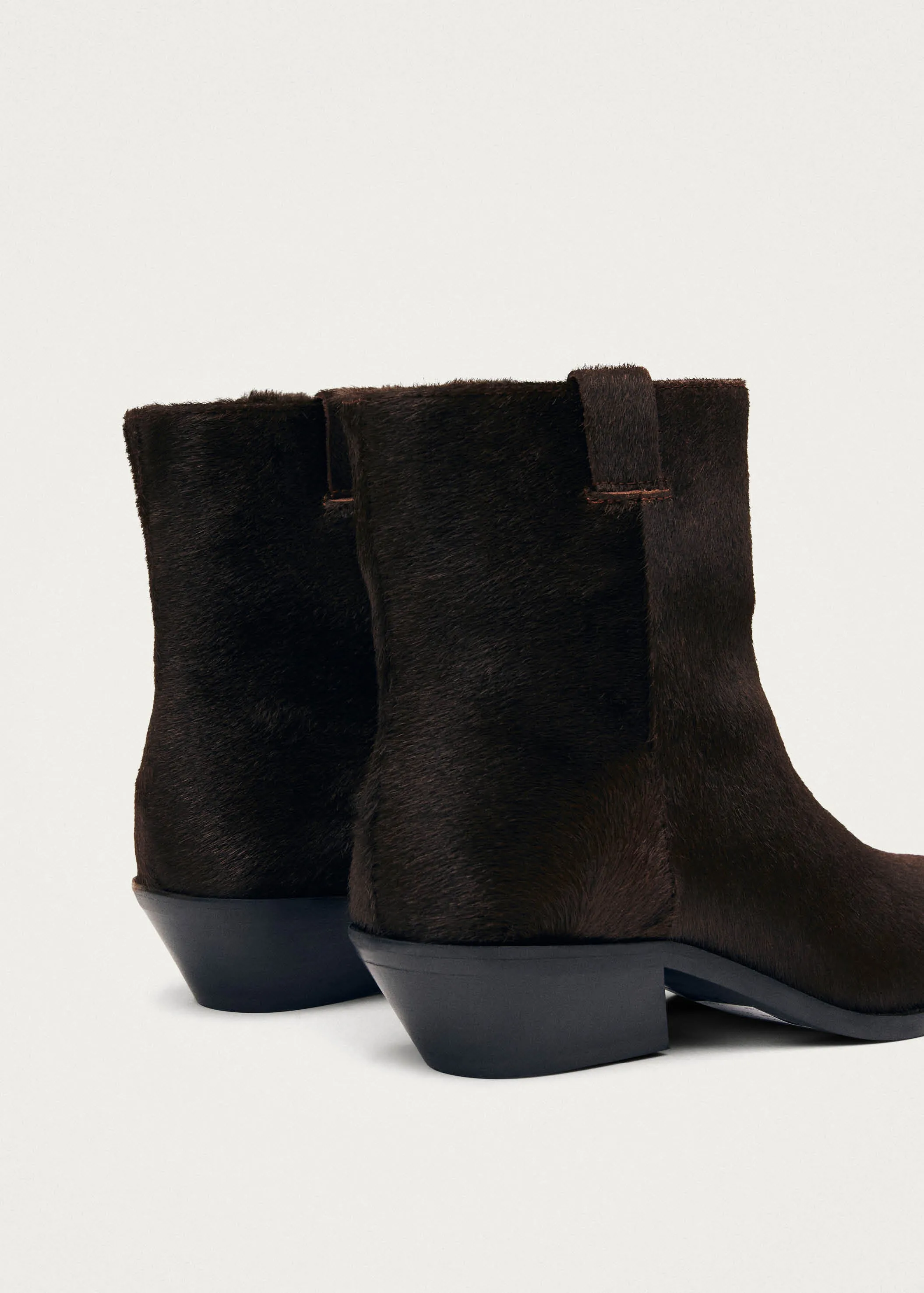 Syd Soft Dark Brown Leather Ankle Boots