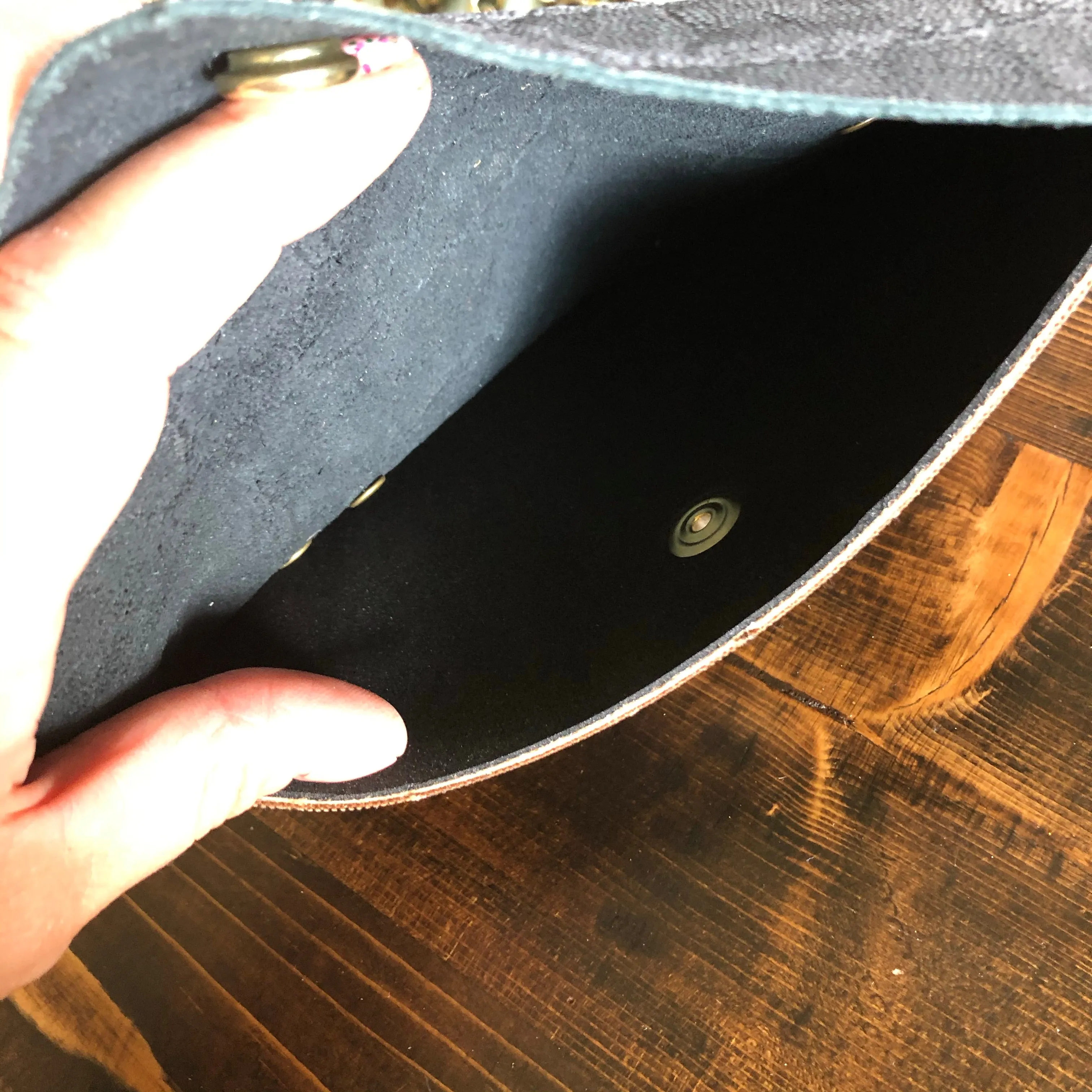 The Fanny Pack Wren - Black Vintage Fanny Pack/Crossbody/Clutch Bag