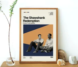 The Shawshank Redemption Classic Minimalist Movie Poster