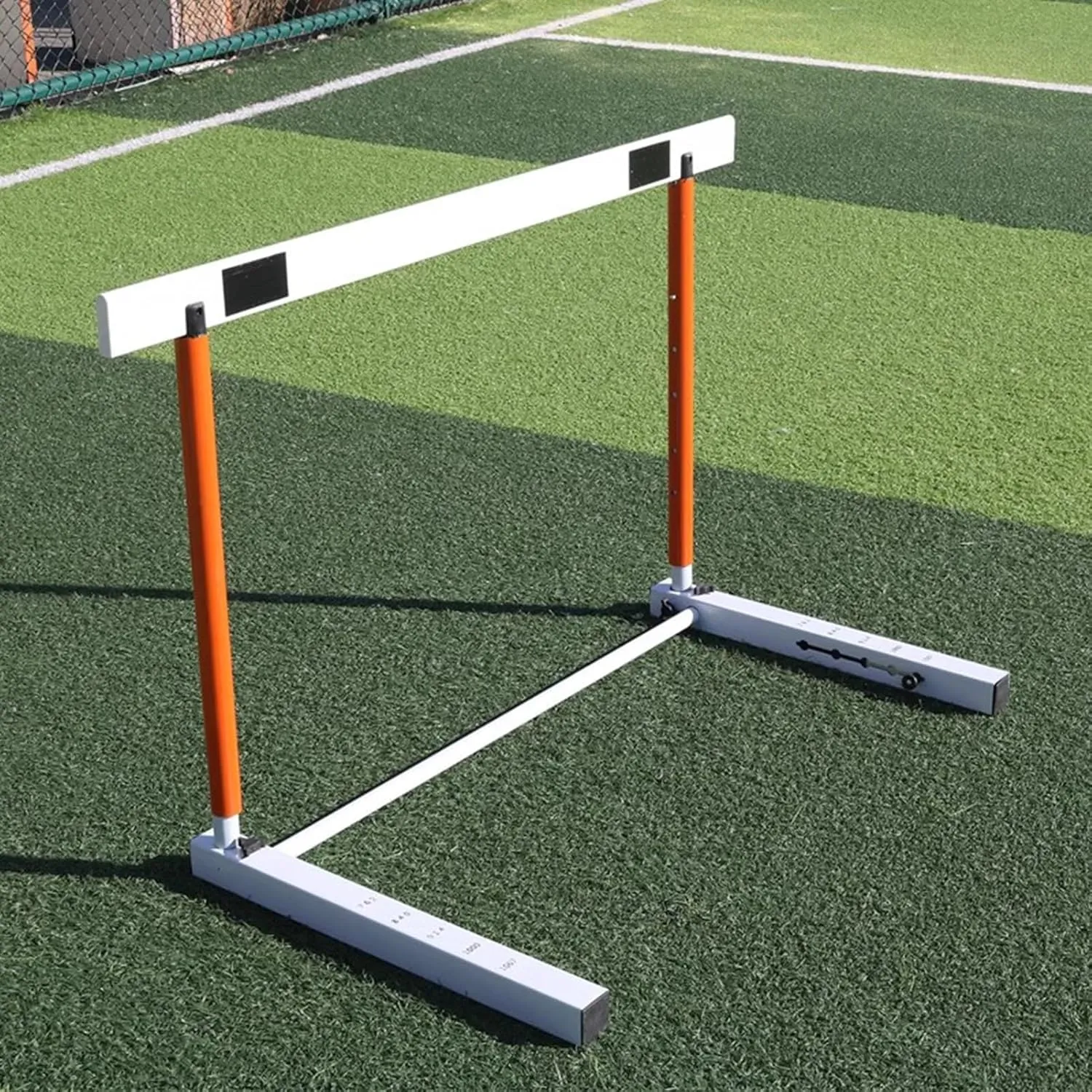 Track and Field Hurdles Training Equipment, Agility Soccer Training Hurdles Poles Set, 5 Height Adjustable Obstacles for Outdoor Workout (Color : 5PCS)