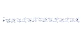 Waves & Tides Bracelet (5.89 ct Diamonds) in White Gold