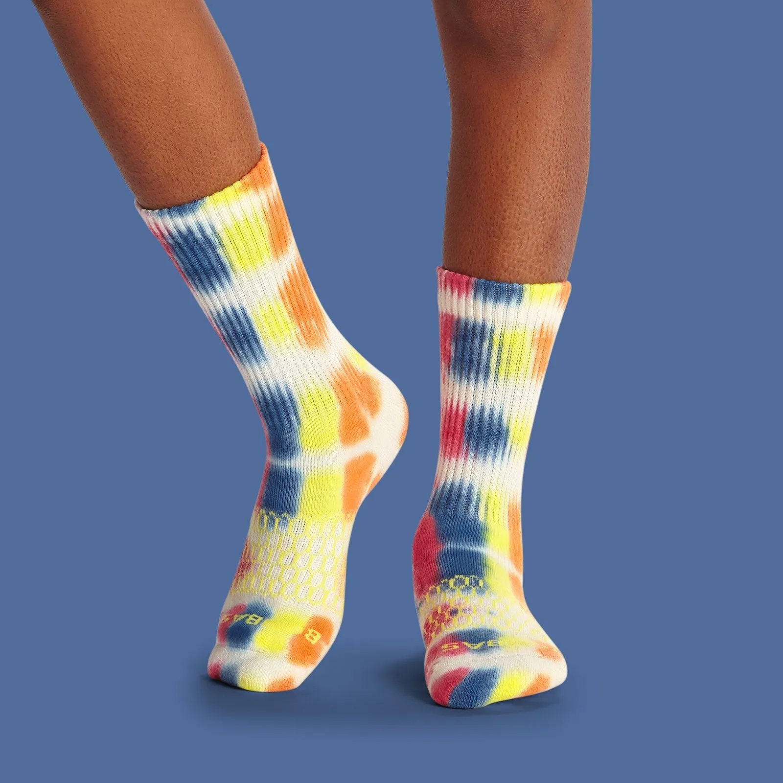 Youth Color Swatch Tie Dye Calf Sock 4-Pack