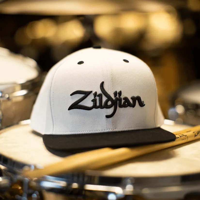 Zildjian White 6-Panel Snapback Hat
